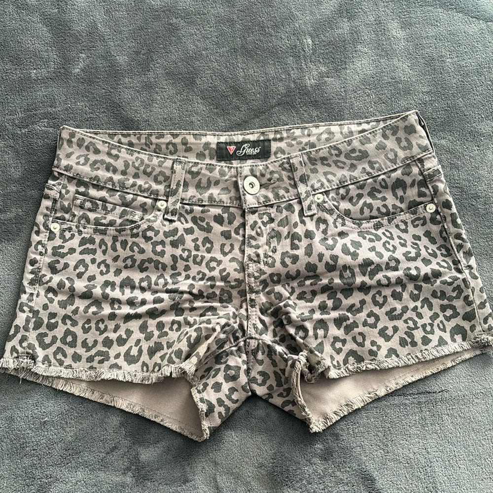 Guess Cheetah Print Shorts